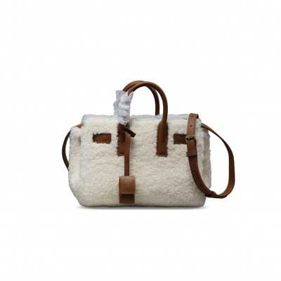 YSL SAC DE JOUR IN SHEARLING - BABY 717439 (22*18*11cm) YSL SAC DE JOUR IN SHEARLING - BABY 717439 (22*18*11cm)